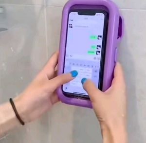 Waterproof Shower Phone Holder – Wall Mount Case