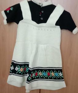 girls knitted frock