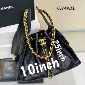 Chanel 25 Mini Handbag Black Grained Calfskin* WD