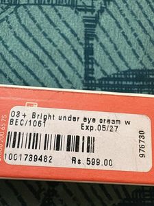 Bright Eye Cream - Reduce Dark Circles