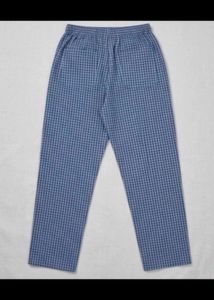 Blue Checkered Palazzos