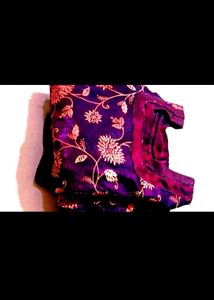 💜✨silk purple pakistani suit