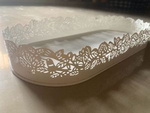 Decorative White Tray