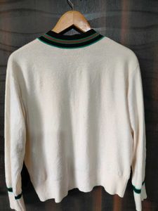 Old Money Vintage V-Neck Sweater Korean Japanese
