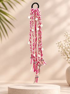 Boho Braided Hair Tie with Shells