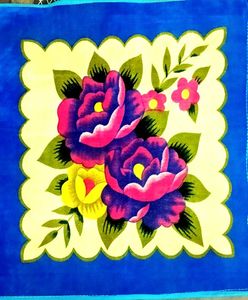 Floral Yoga and multipurpose Mat - set of two💜💙