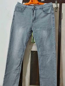 Premium Light Grey Stretch Jeans - Jeep Spirit