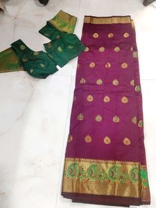 Saree With Blouse(Never Used)