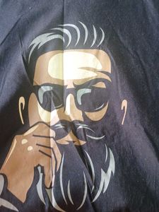 Bewakoof Black Graphic T-Shirt