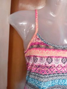Boho Print Fit &amp; Flare Dress