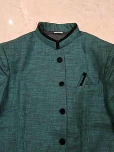 Men's Teal Nehru Jacket