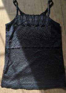 Elegant Black Lace Camisole