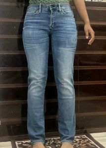 Classic Blue Wash Denim Jeans