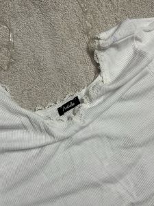 Korean Coquette Lace White Top🎀