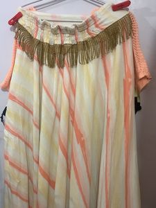 crosiya top and cotton skirt