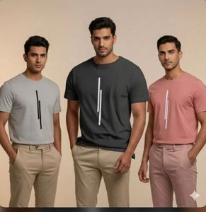 Men’s Round Neck Graphic Printed T-Shirts-3