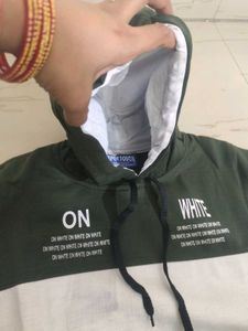 Men's Green Graphic Hoodie