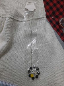 Flower Lapel locketwith chain