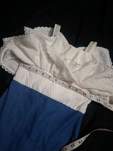 Cute Blue Skirt Set for Girls