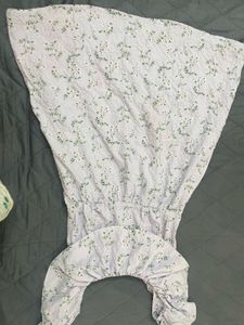 Lavender Floral Print Dress