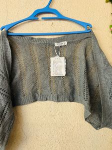 Pinteresty Knit Cropped Bolero