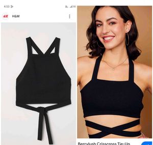 Very Amazing N Beautiful H&M Crop Top