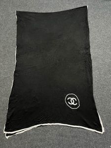 Elegant Black Velvet Scarf