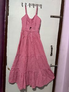 Pink Gingham Sundress