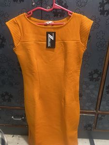 Mustard Bodycon Dress