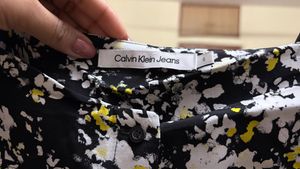 Calvin Klein Floral Print Midi Dress