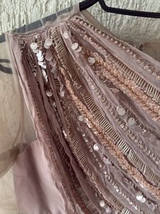 Elegant Sequined Ethnic Gown