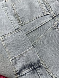 Light Wash Cargo Jeans