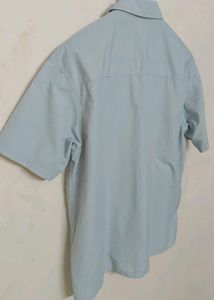 Men's Light Blue Short Sleeve Shirt