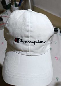 Champion Baseball Cap  White