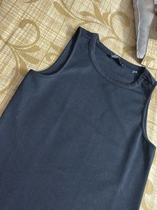 Sleek Black Bodycon Mini Dress Size XS