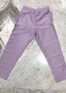 Elegant Lavender Kurta Set with Organza dupatta