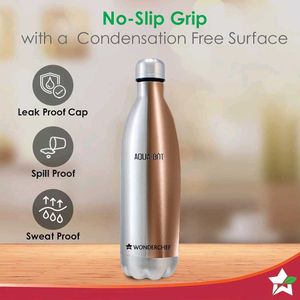 Wonderchef Aqua-Bot Stainless Steel Water Bottle