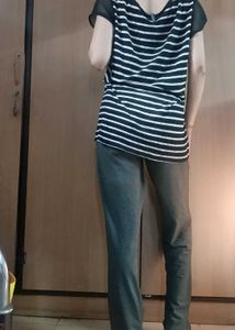 Striped Tunic Top🖤