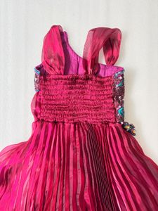 Stunning Embellished Pleated Gown