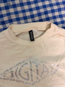 H&amp;M crop top beige