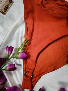 🇳🇿💫🎀Chic Orange Bikini Bottom with Ring Detail