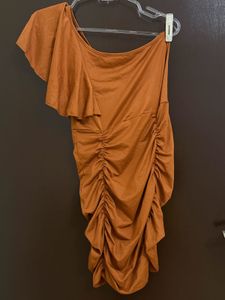 Shein Chic Ruched Mini Dress