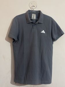 Adidas Grey Polo T-Shirt