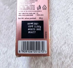 Lakme 9 to 5 CC Cream Beige with 3% Niacinamide Co