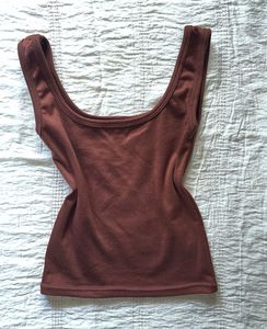 Ribbed Crop Tank Top