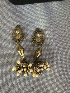 new peacock drop earrings