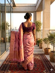 🌸Saree with Blouse 🌸