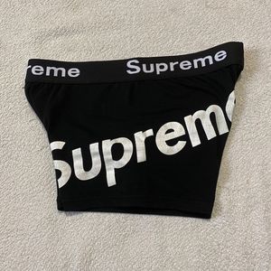 Supreme Black Boxer Briefs