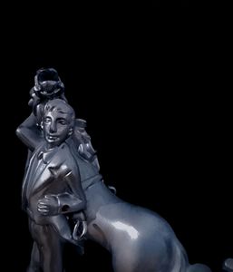 Silver Prince &amp; Princess Show Piece