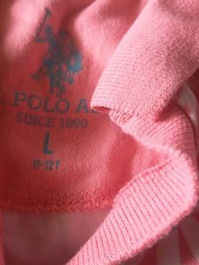 Sleeveless Pink Floral Polo Top